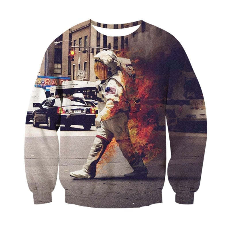 astronaut fire