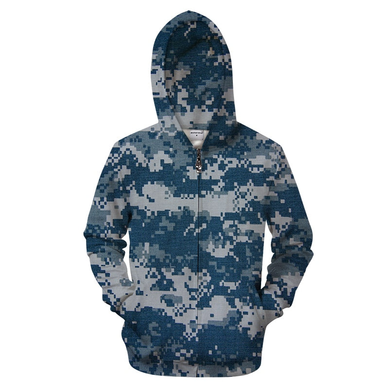 blue mosaic camo