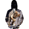 Catzilla Zip Up Hoodie