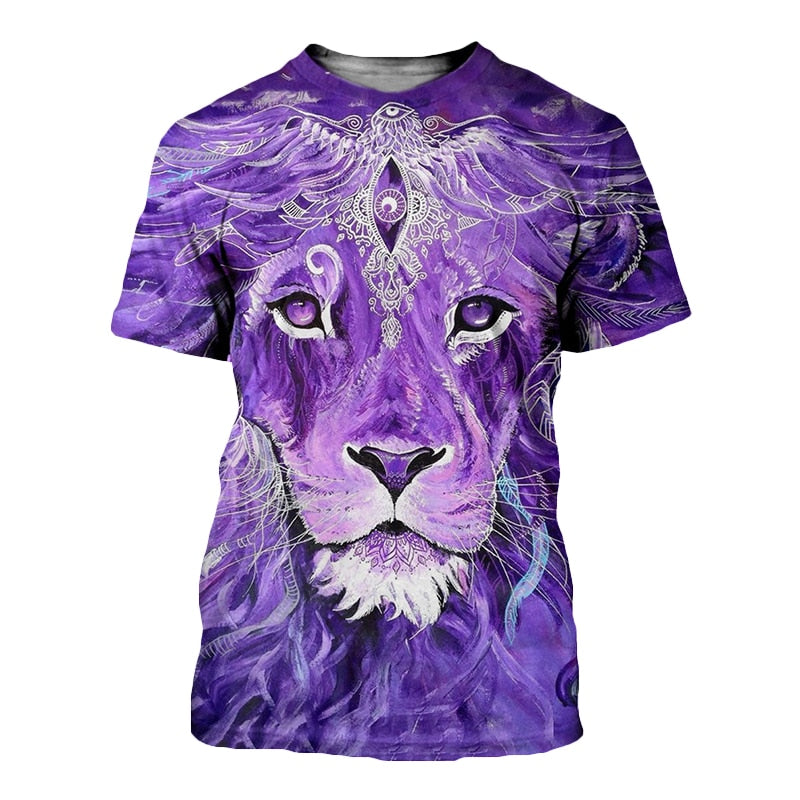 violet lion art