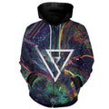 starry sky 3d triangle