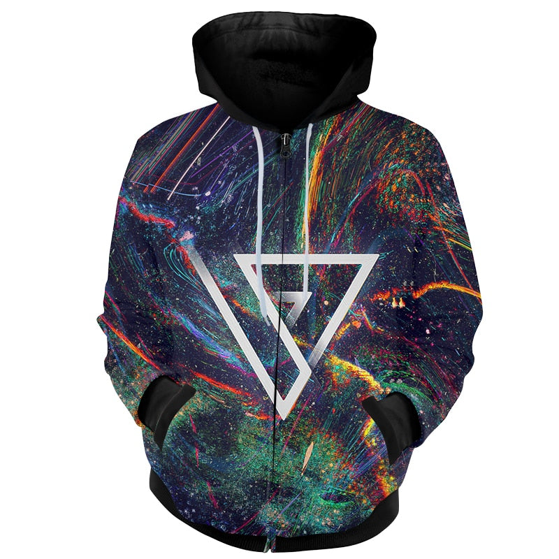 starry sky 3d triangle