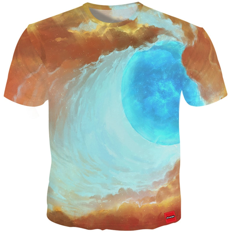 wave over planet