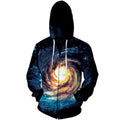 galaxy swirl zip up