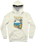 Paradise Island Trendy All-Over Print Solid Soapstone Hoodie