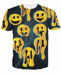 Black Acid Wax Smile T-Shirt