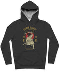 Ronin Spirit Trendy All-Over Print Solid Night Rider Hoodie