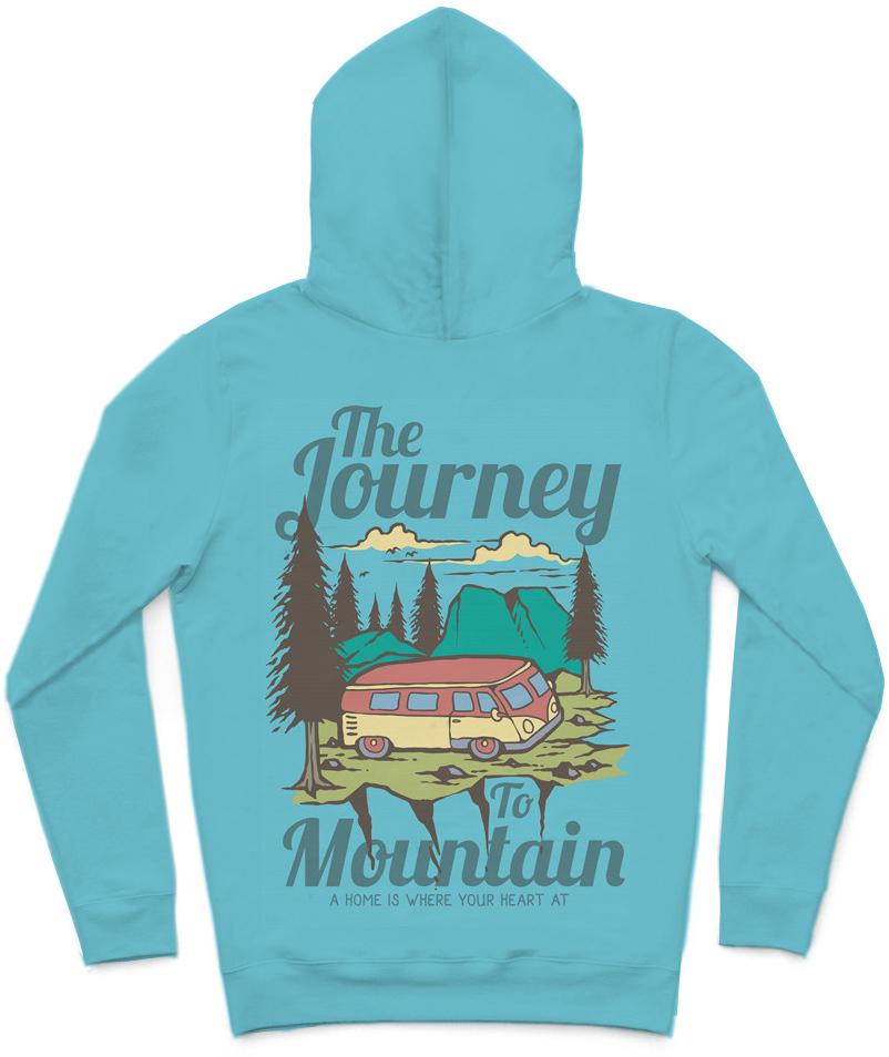 The Journey III Trendy All-Over Print Solid Shakespeare Hoodie