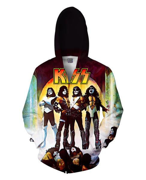 KISS Love Gun Zip Hoodie