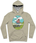 The Kilimanjaro Trendy All-Over Print Solid Eagle Hoodie
