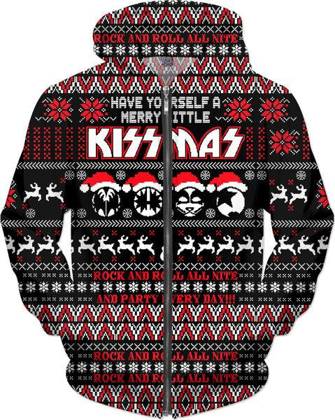 KISSMAS Zip-Up Hoodie