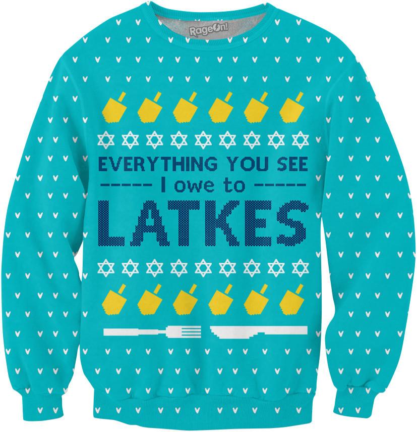 Latkes Crewneck Sweatshirt