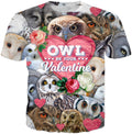 Owl Be Your Valentine T-Shirt