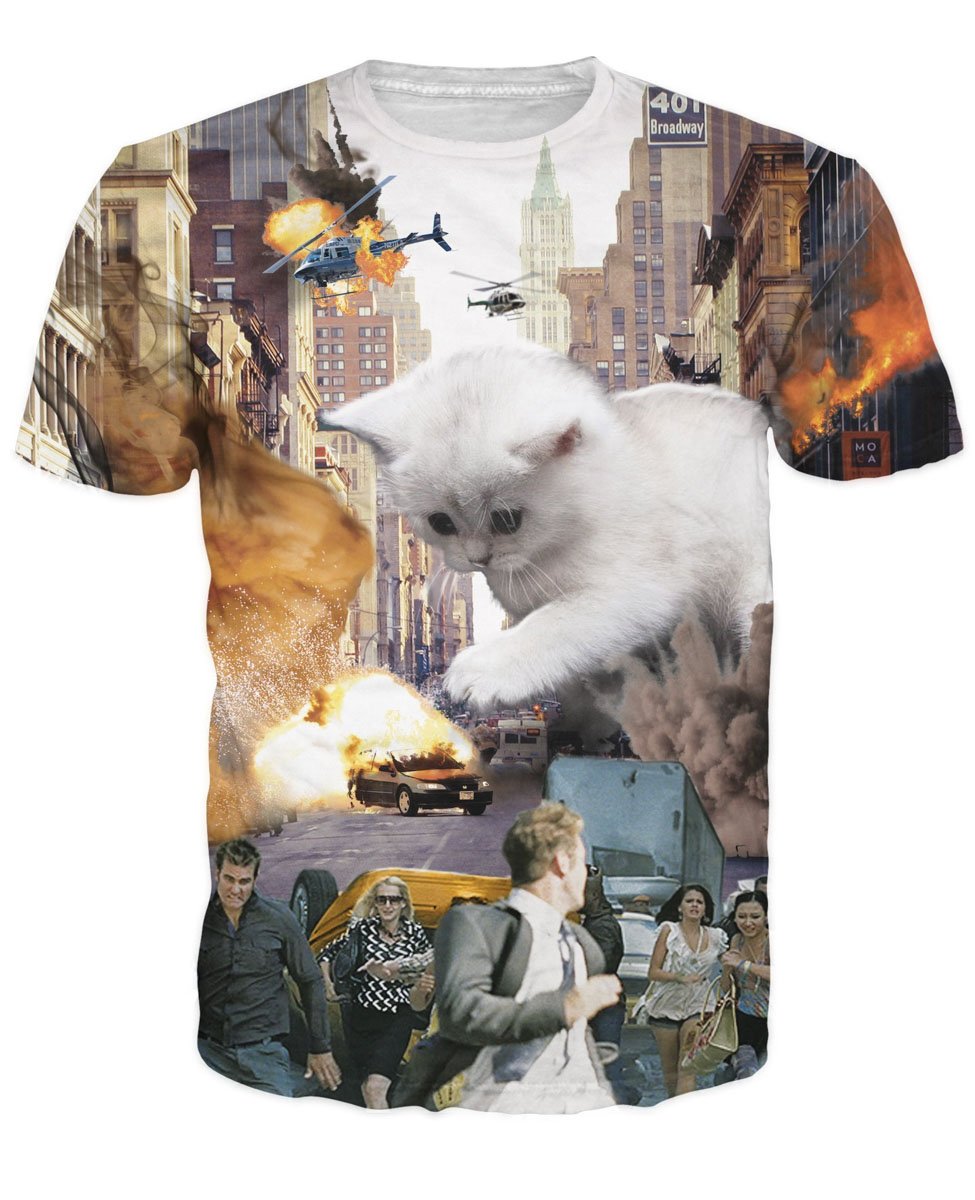 catzilla destroying city