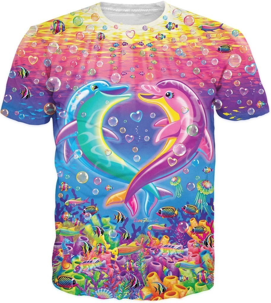 Lisa Frank Dolphin Heart