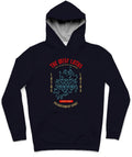 The Wise Lotus Trendy All-Over Print Solid Midnight Express Hoodie