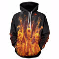 Flaming Skeletons Hoodie