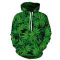 Weed Leaf Collage Hoodie