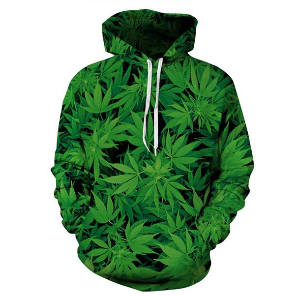 Weed Leaf Collage Hoodie