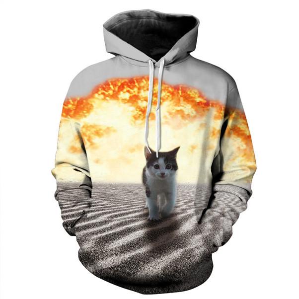 Action Cat Hoodie