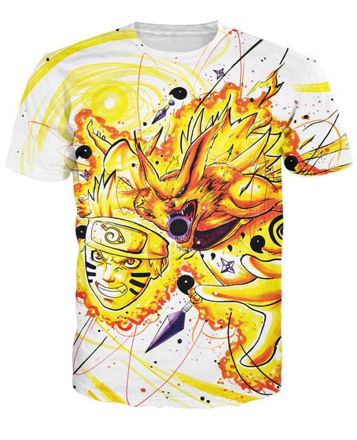 Naruto Kyubi Mode T-Shirt
