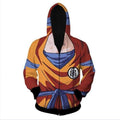 Goku All Over Print Dragon Ball Z Zip Up Hoodie