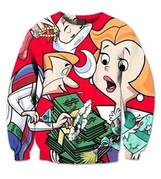The Rich Jetsons Red Sweatshirt