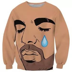 Crying Drake Face Sweatshirt