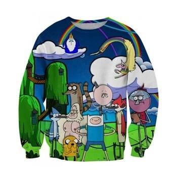 Adventure Time Blue Sweatshirt