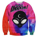 Forever Unsocial! Alien Sweatshirt