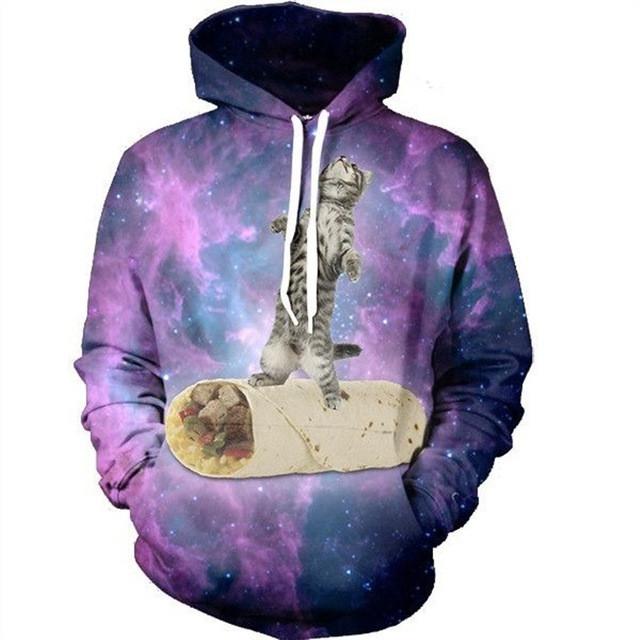 Unidentified Flying Cat Hoodie