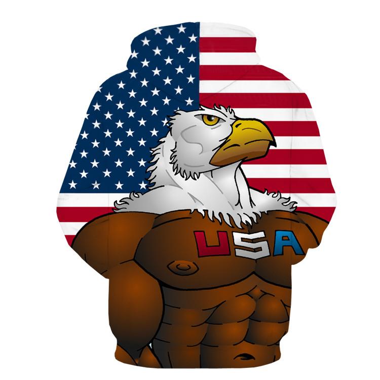 USA Bald Eagle Hoodie