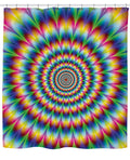 Into the Rainbow Shower Curtain