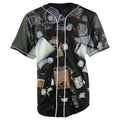 Promethazine With Codeine Button Up Baseball Jersey