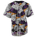 Codeine Compilation Button Up Baseball Jersey