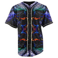 Darkness Blue Button Up Baseball Jersey