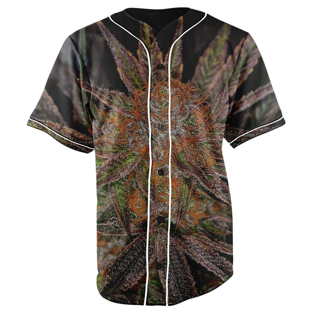 Dark Star Kush Button Up Baseball Jersey