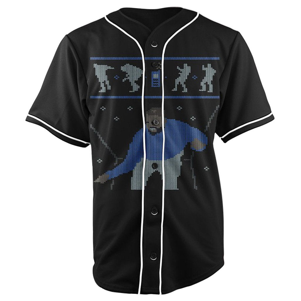 Drake Hotline Bling Black Button Up Baseball Jersey