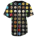 Ecstasy Black Button Up Baseball Jersey
