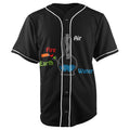 Elements Black Button Up Baseball Jersey