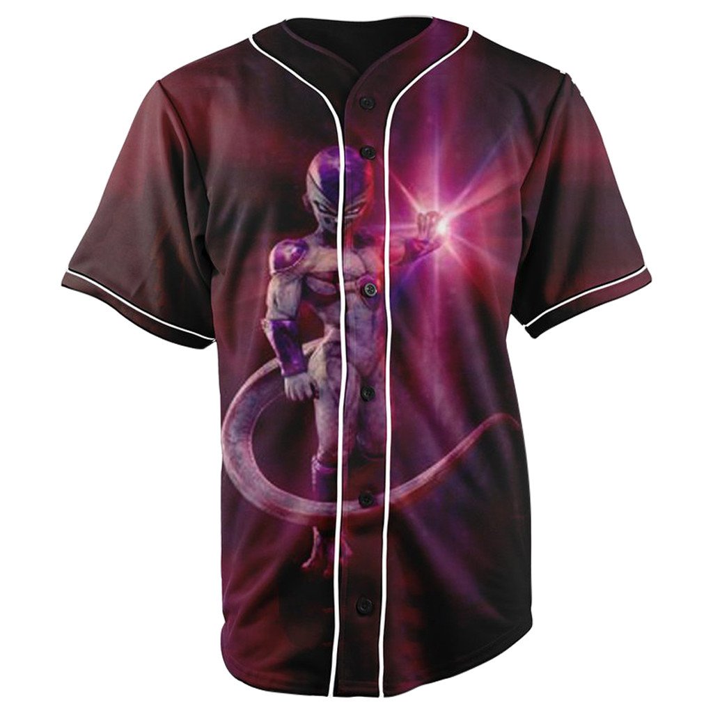 Frieza V2 Dragon Ball Z Button Up Baseball Jersey