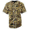 Gold Chains Button Up Baseball Jersey