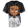 Sad Boys Huey Boondocks Button Up Baseball Jersey