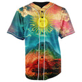 Humble Vibes Button Up Baseball Jersey