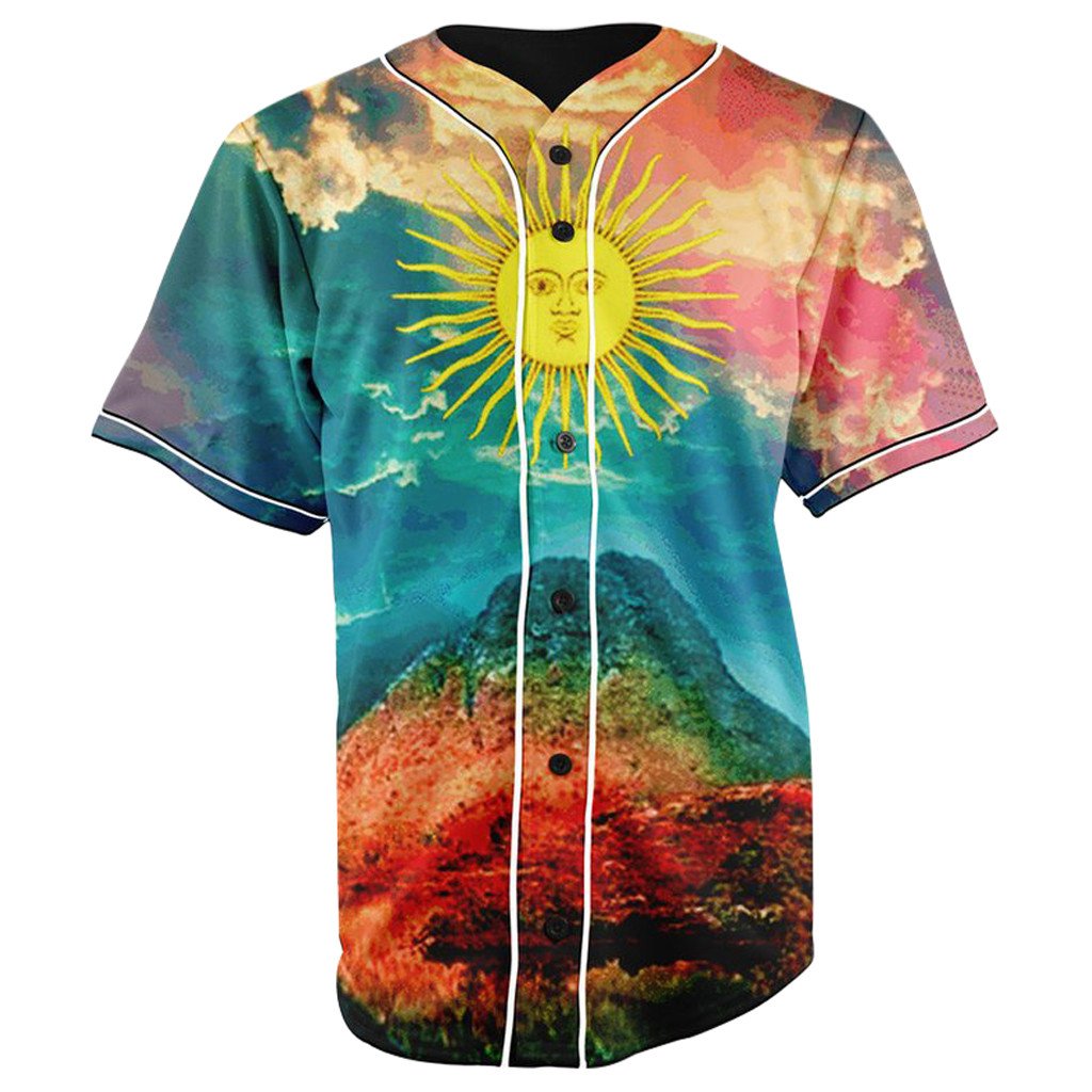 Humble Vibes Button Up Baseball Jersey