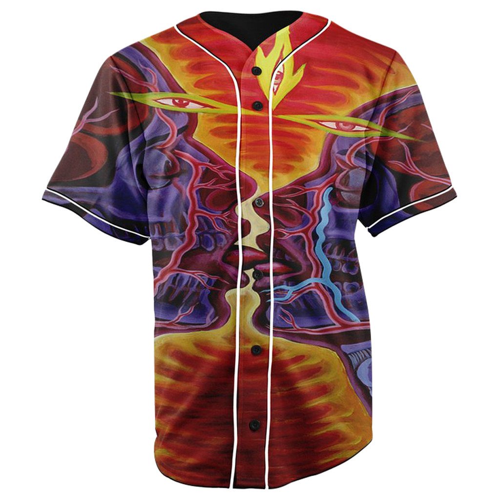 Inside Of You Button Up Baseball Jersey