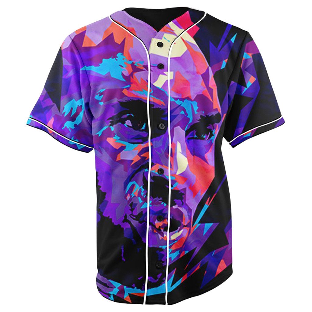 Kobe Bryant Button Up Baseball Jersey
