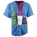 Dirty Sprite Blue Button Up Baseball Jersey