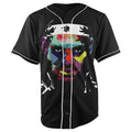 Lebron James Black Button Up Baseball Jersey