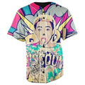 Miley Cyrus Button Up Baseball Jersey